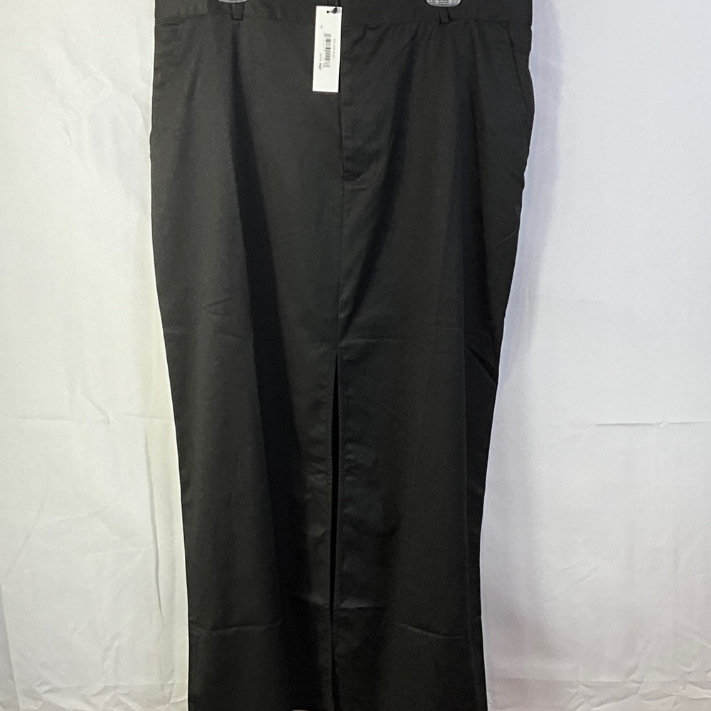 The Drop Black Maxi Skirt Real Front Pockets Faux Back Pockets Size XXL